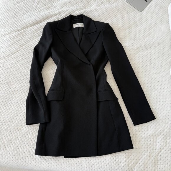 ARITZIA BABATON BLACK BLAZER MINI DRESS 00 - Picture 2 of 7